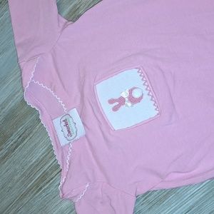 Smocked Newborn Easter Bunny Gown